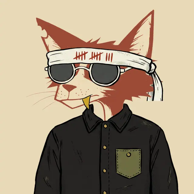 Broker #0637, a screenprinted alley cat.
