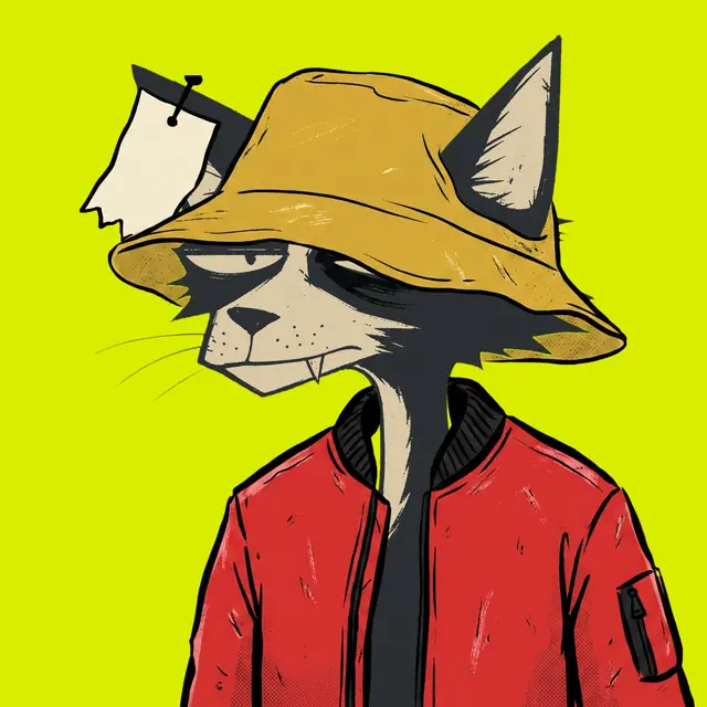 Broker #0064, a screenprinted alley cat.