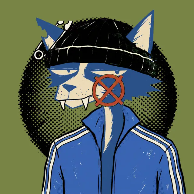Broker #0647, a screenprinted alley cat.