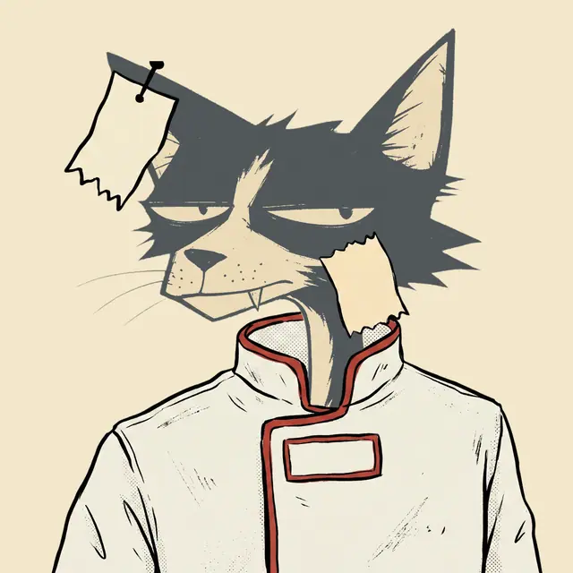 Broker #0650, a screenprinted alley cat.