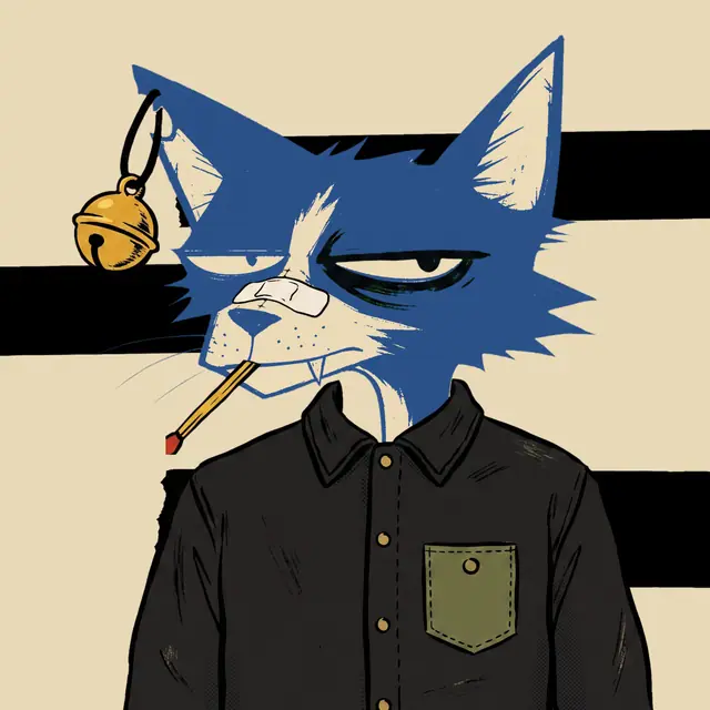 Broker #0669, a screenprinted alley cat.