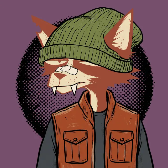 Broker #0678, a screenprinted alley cat.
