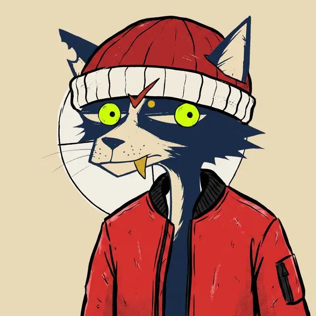 Broker #0679, a screenprinted alley cat.