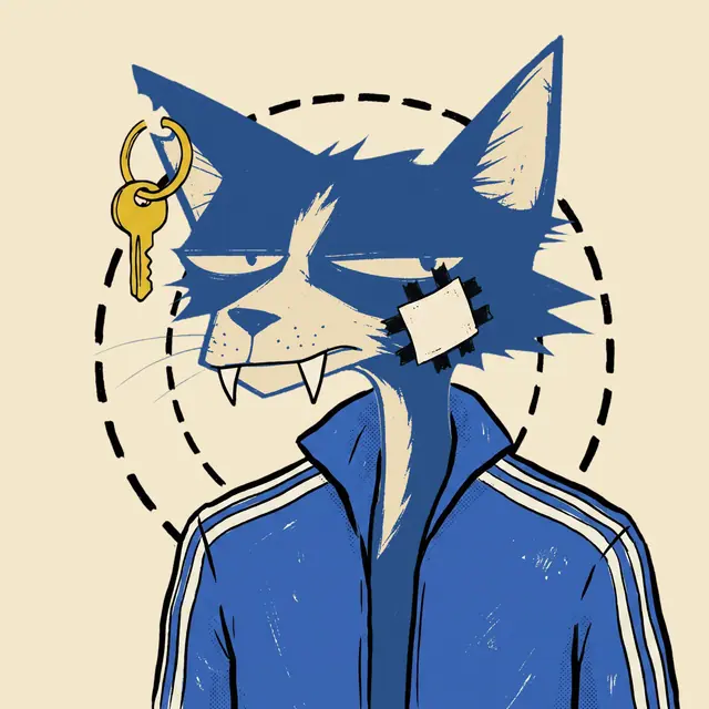 Broker #0682, a screenprinted alley cat.