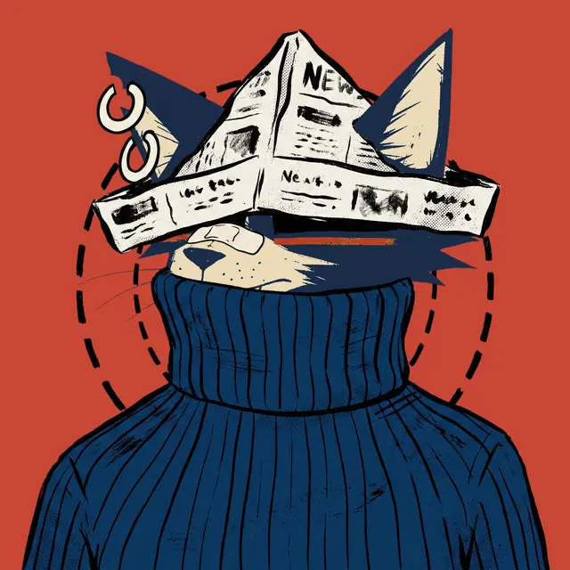 Broker #0069, a screenprinted alley cat.