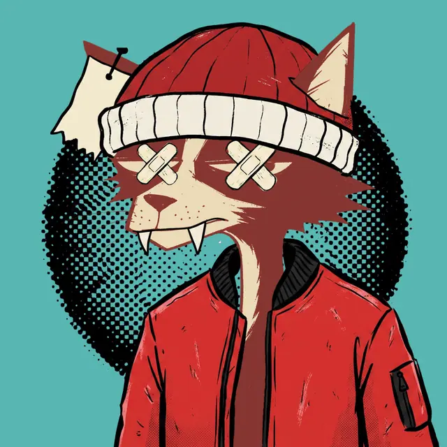 Broker #0690, a screenprinted alley cat.