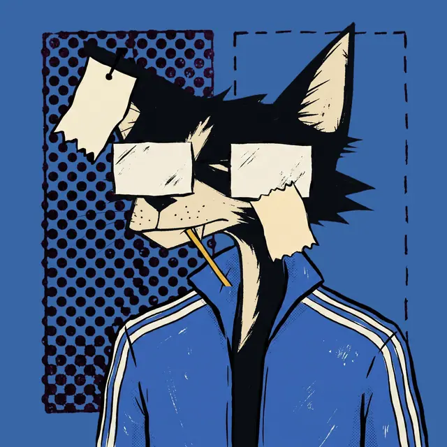 Broker #0692, a screenprinted alley cat.