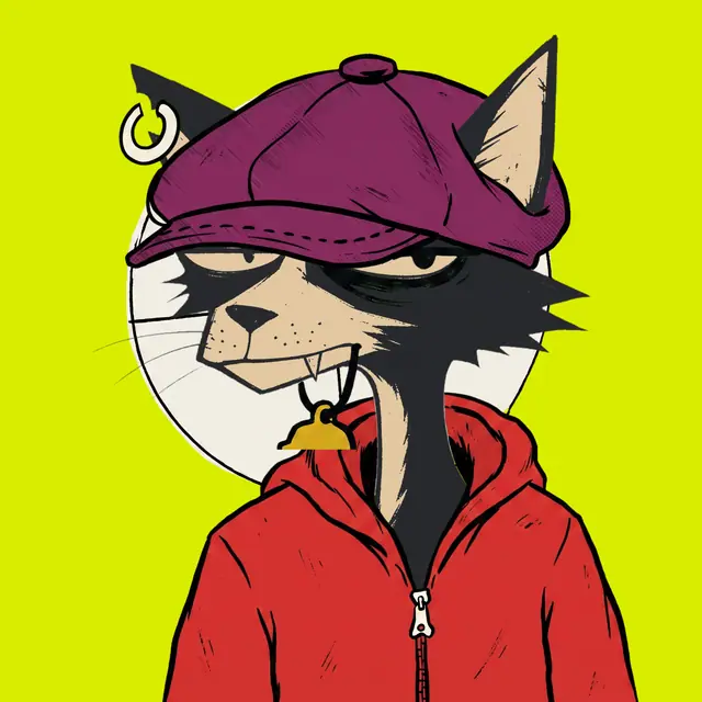 Broker #0693, a screenprinted alley cat.