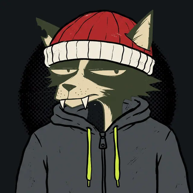 Broker #0696, a screenprinted alley cat.