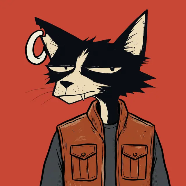 Broker #0700, a screenprinted alley cat.