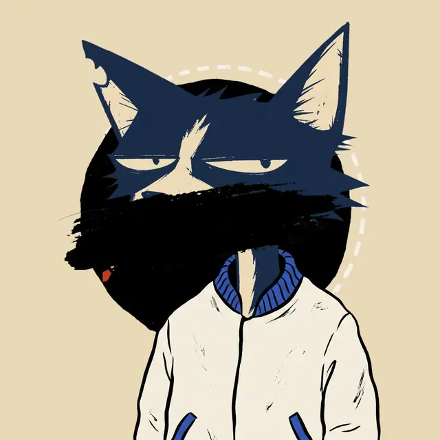 Broker #0702, a screenprinted alley cat.