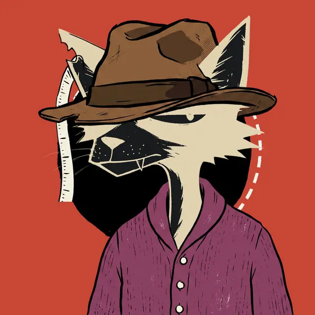 Broker #0708, a screenprinted alley cat.