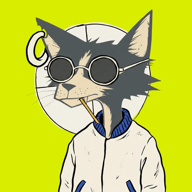 Broker #0713, a screenprinted alley cat.