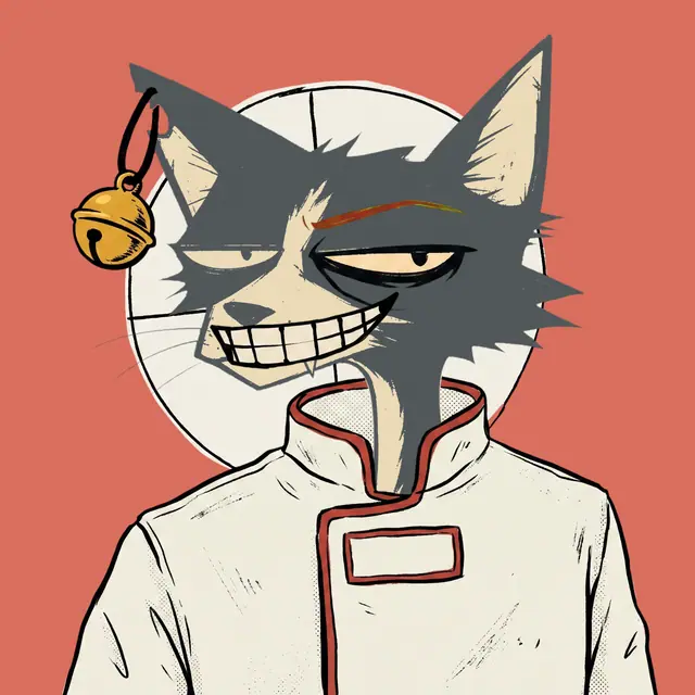 Broker #0719, a screenprinted alley cat.