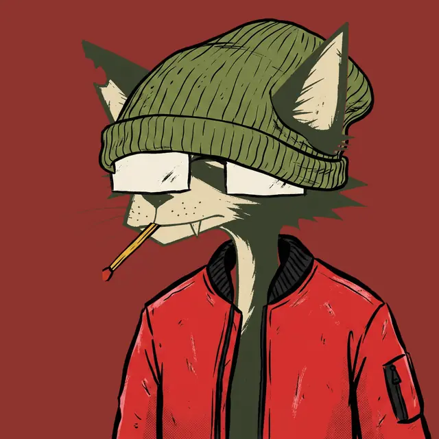 Broker #0727, a screenprinted alley cat.