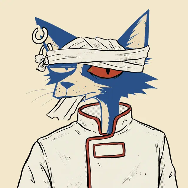 Broker #0731, a screenprinted alley cat.