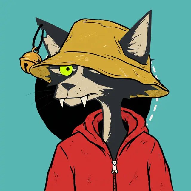 Broker #0737, a screenprinted alley cat.