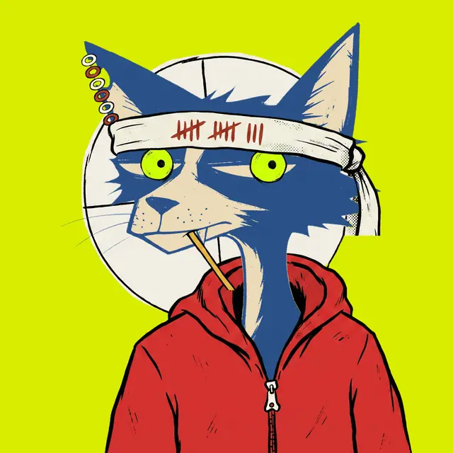 Broker #0738, a screenprinted alley cat.