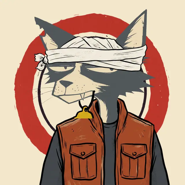 Broker #0075, a screenprinted alley cat.