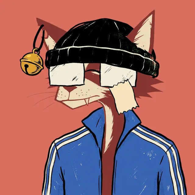 Broker #0762, a screenprinted alley cat.