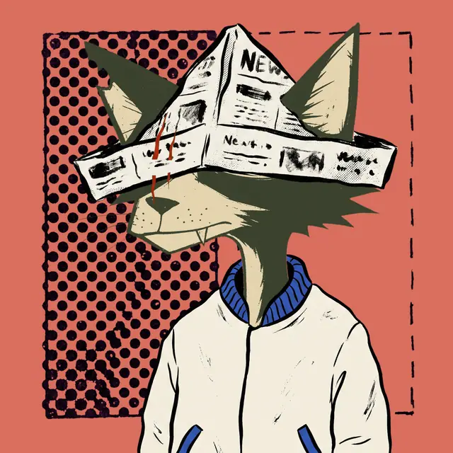 Broker #0768, a screenprinted alley cat.