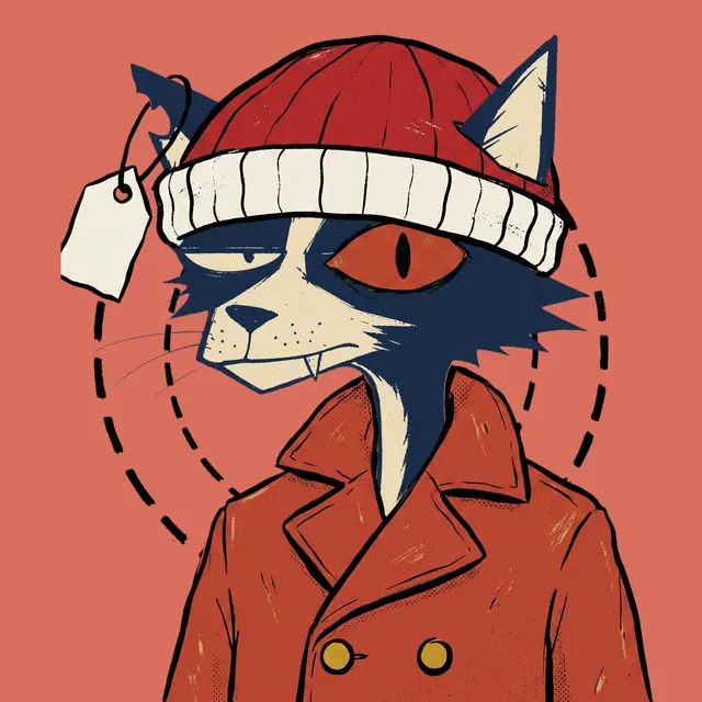 Broker #0773, a screenprinted alley cat.