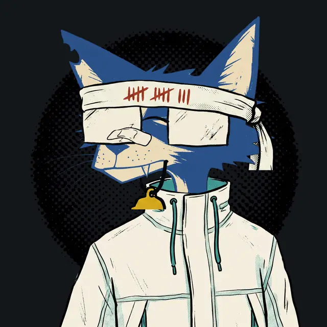 Broker #0777, a screenprinted alley cat.