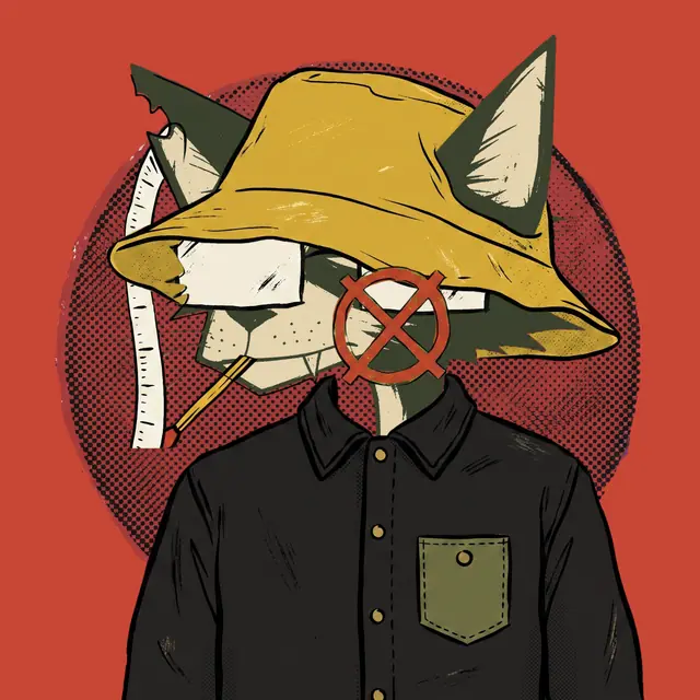Broker #0786, a screenprinted alley cat.