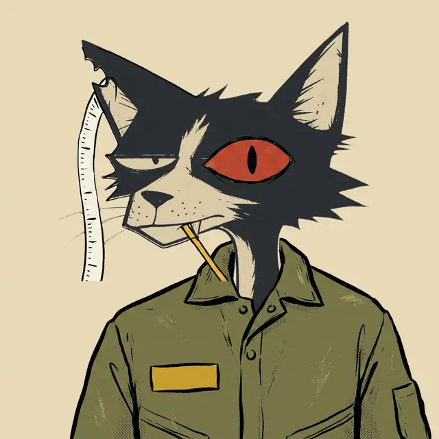 Broker #0793, a screenprinted alley cat.