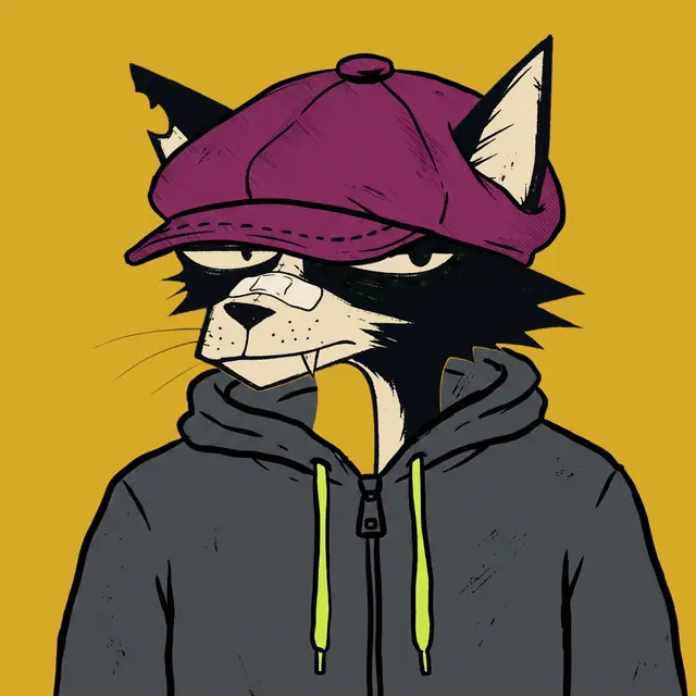 Broker #0794, a screenprinted alley cat.