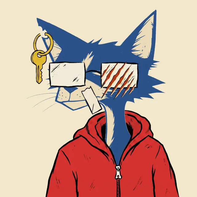 Broker #0796, a screenprinted alley cat.