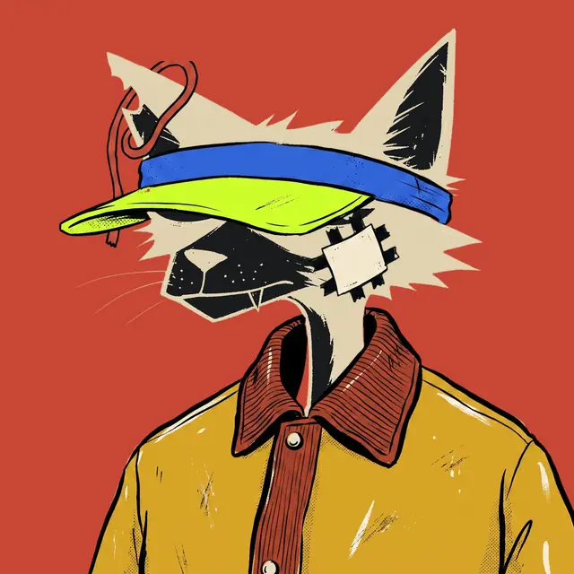 Broker #0803, a screenprinted alley cat.