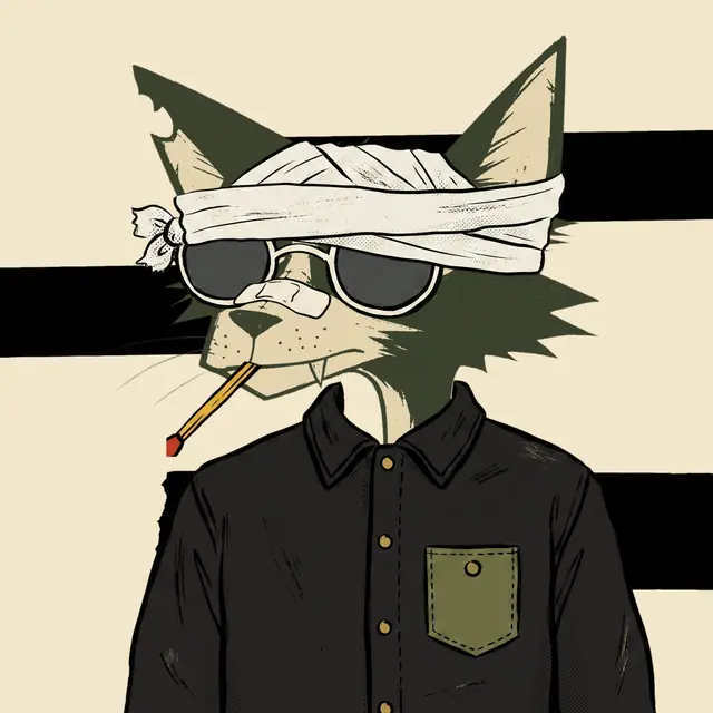 Broker #0081, a screenprinted alley cat.