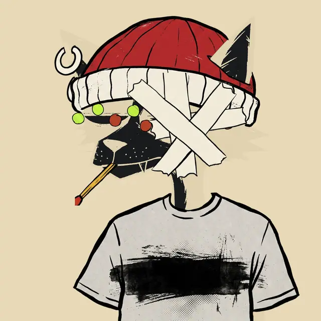 Broker #0813, a screenprinted alley cat.