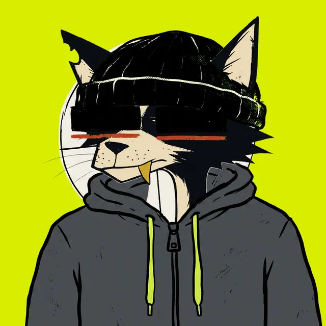Broker #0825, a screenprinted alley cat.