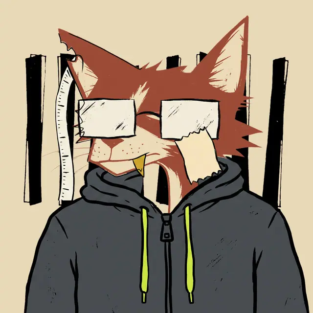 Broker #0832, a screenprinted alley cat.