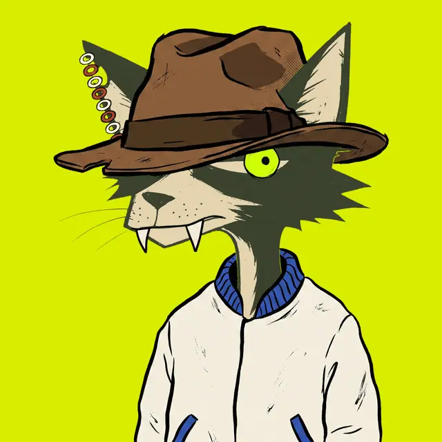 Broker #0846, a screenprinted alley cat.
