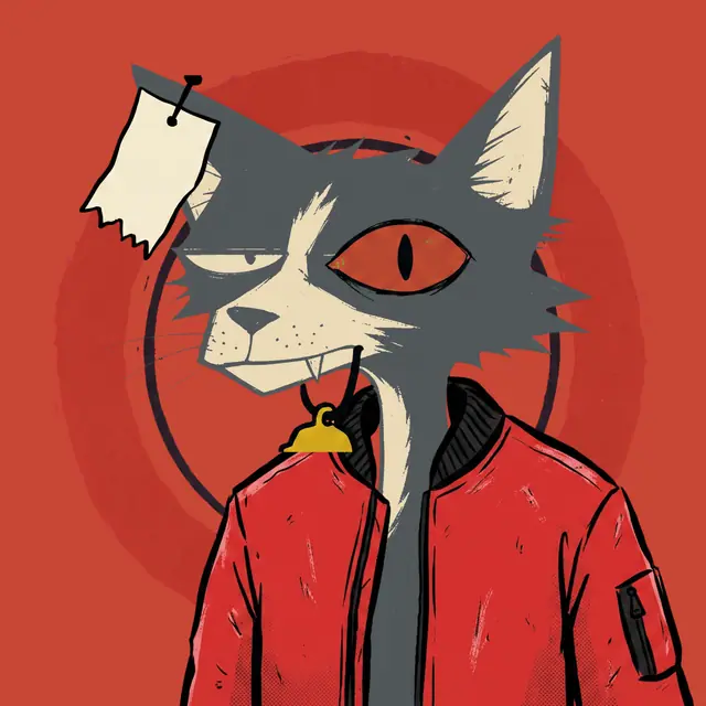 Broker #0847, a screenprinted alley cat.