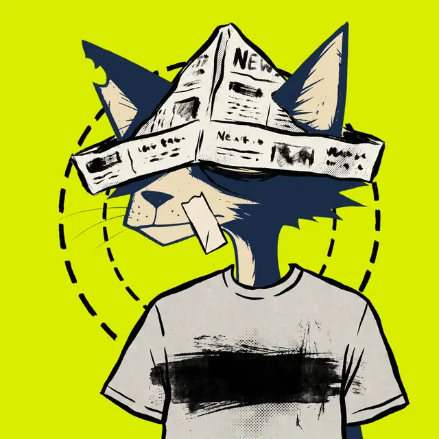 Broker #0853, a screenprinted alley cat.