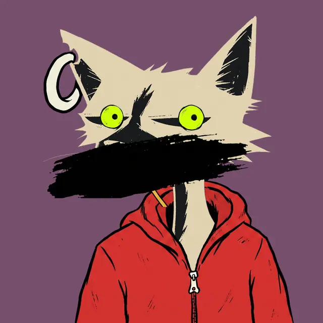 Broker #0859, a screenprinted alley cat.