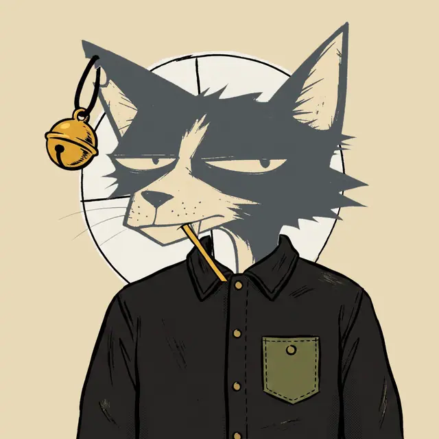 Broker #0086, a screenprinted alley cat.