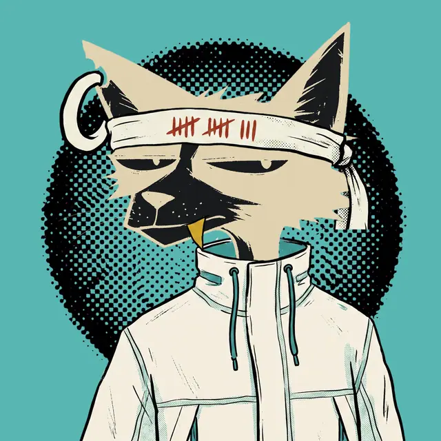 Broker #0861, a screenprinted alley cat.