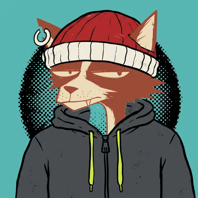 Broker #0862, a screenprinted alley cat.
