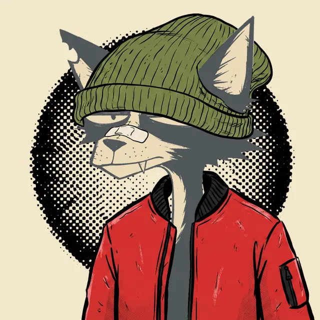 Broker #0863, a screenprinted alley cat.