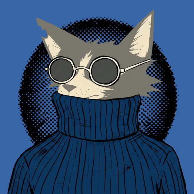 Broker #0865, a screenprinted alley cat.