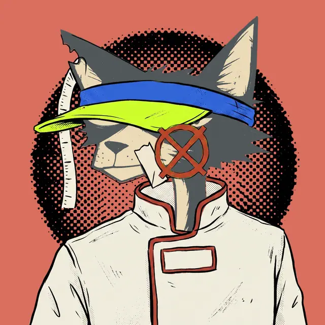 Broker #0874, a screenprinted alley cat.
