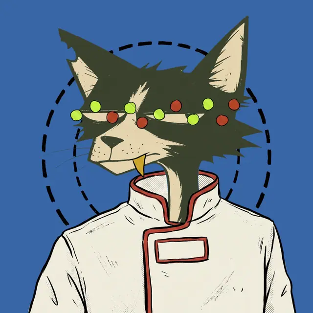Broker #0887, a screenprinted alley cat.