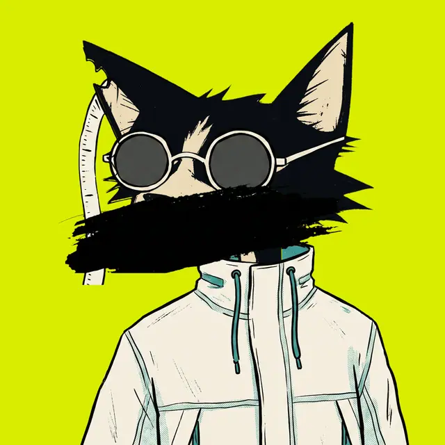 Broker #0889, a screenprinted alley cat.