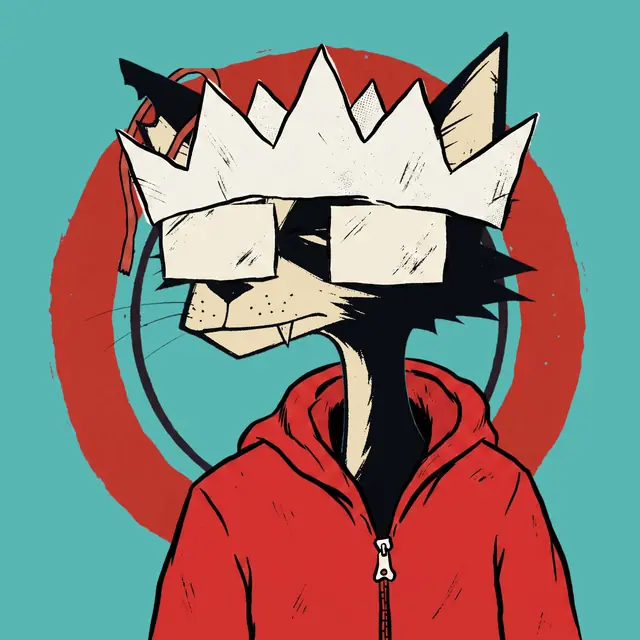Broker #0892, a screenprinted alley cat.