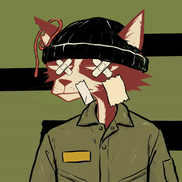 Broker #0899, a screenprinted alley cat.